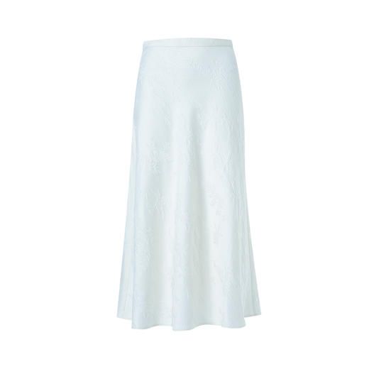 EITIE爱特爱气质高腰垂坠显瘦优雅暗纹长裙半身裙春季新款8106807 商品图5