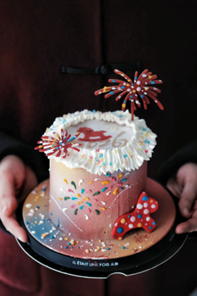 马年烟花蛋糕 | 燃烧款