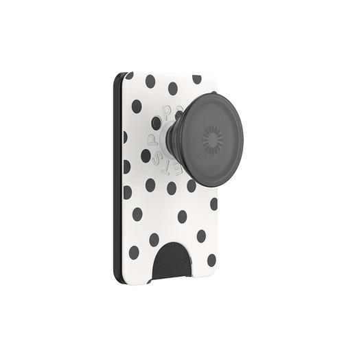 【芭蕾舞房】律动波点· MagSafe卡包 WALLET卡包 Wallet of Magsafe磁吸卡包系列 黑白 商品图0