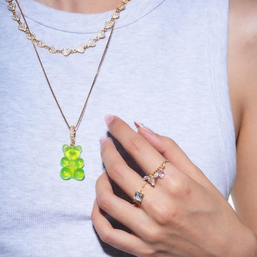 北京仓｜CRYSTAL HAZE-Habibti-金色 锆石 爱心 项链［挪威设计师］ 商品图6