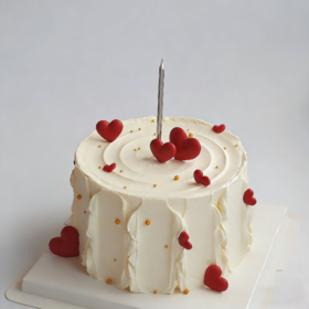 一见倾心-一眼定情为你沦陷！-约6寸3层夹心【网红蛋糕】