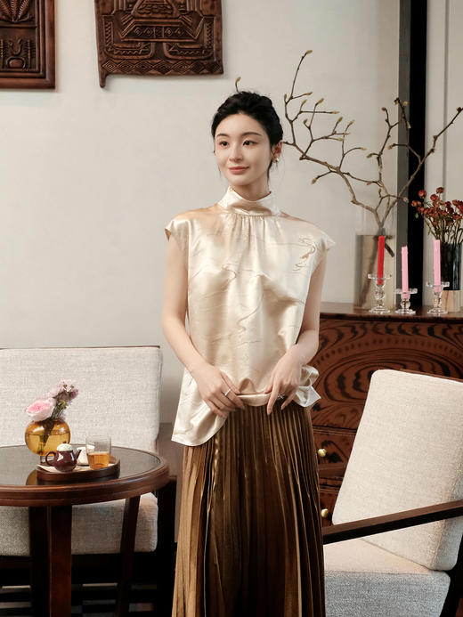 STJING×凯喜雅|长江赋立领上衣 商品图1