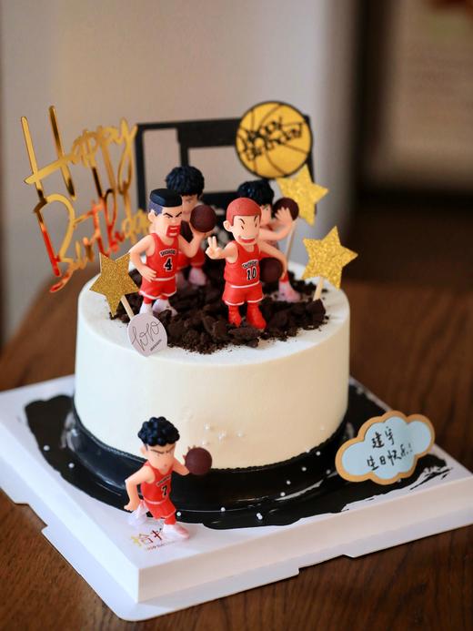 「樱木花道·灌篮高手」篮球Q版·100%动物奶油（附图6寸·提前6小时预订） 商品图1