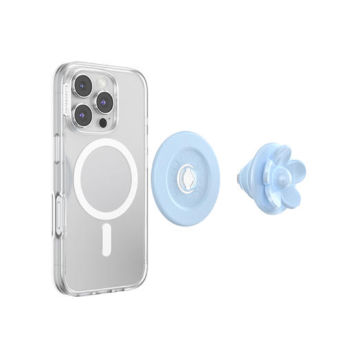 【芭蕾舞房】怦然雏菊·氧气蓝·MagSafe圆啪嗒 MAGSAFE磁吸手机气囊支架 Round圆啪嗒系列 蓝色 异形 商品图3