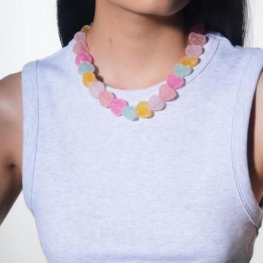 北京仓｜CRYSTAL HAZE-Jelly Heart-彩色果冻爱心 项链［挪威设计师］ 商品图6