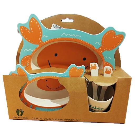 tiny footprint 小小丫竹纤维儿童卡通5件套餐具包装盒压痕 商品图2