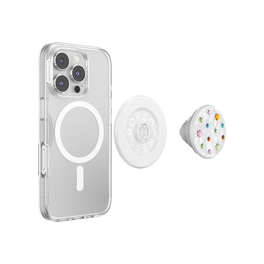 【芭蕾舞房】闪亮裙摆·MagSafe圆啪嗒 MAGSAFE磁吸手机气囊支架 Round圆啪嗒系列 彩色 波点 仿真 商品图3