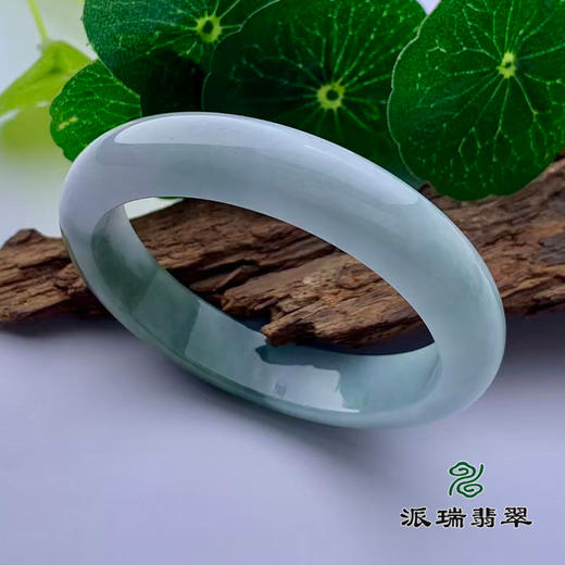 派瑞翡翠 翡翠手镯 糯种 绿色 商品图0