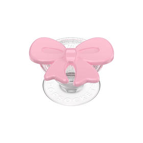 【芭蕾舞房】精巧蝴蝶结 · 透粉 POPGRIP泡泡骚手机粘贴式气囊支架 Popout异形系列 粉色