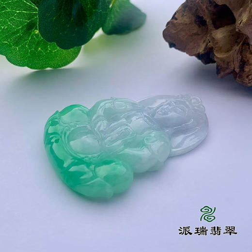 派瑞翡翠 翡翠观音 糯种 飘翠 商品图2