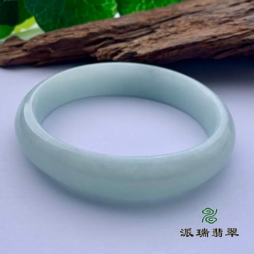 派瑞翡翠 翡翠手镯 糯种 绿色 商品图3