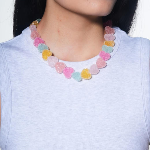 北京仓｜CRYSTAL HAZE-Jelly Heart-彩色果冻爱心 项链［挪威设计师］ 商品图5