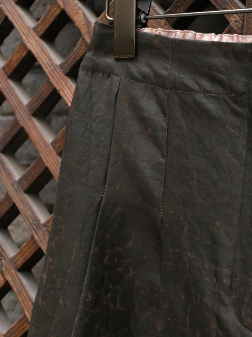 盛唐婧 | 新中式轻奢龟裂纹直筒裤 商品图2