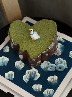 三十鹅立 · 微景观蛋糕