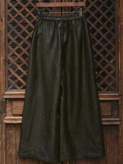 盛唐婧 | 新中式轻奢龟裂纹直筒裤 商品图3