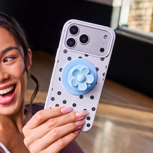 【芭蕾舞房】律动波点 POPCASE手机壳 MagSafe Popcase磁吸款 黑白 拼贴 iPhone17/16/15 商品图1