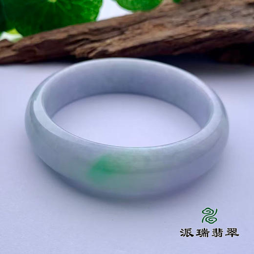 派瑞翡翠 翡翠手镯 糯种 绿色 商品图3