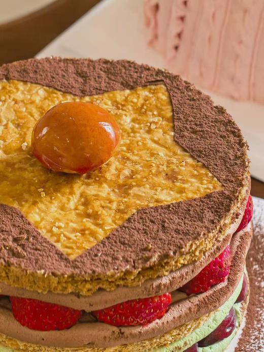 法式奶油蛋糕/星星拿破仑（开心果/车厘子/巧克力/草莓） 商品图1