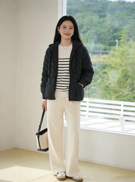 现货 臣禾【90白鸭绒】	连帽拉链绗缝羽绒服 JZ244070852 商品图2