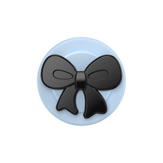 【芭蕾舞房】精巧蝴蝶结 · 蓝黑·MagSafe圆啪嗒 MAGSAFE磁吸手机气囊支架 Round圆啪嗒系列 异形 商品图2