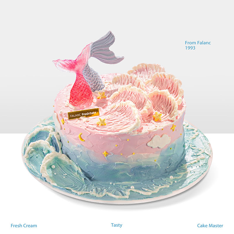 【粉色海洋】闪着夕阳 那心动的时间被你拉长 慕斯夹心蛋糕