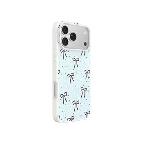 【芭蕾舞房】蝴蝶结间奏 POPCASE手机壳 MagSafe Popcase磁吸款 蓝色 爱心 波点 iPhone17/16/15