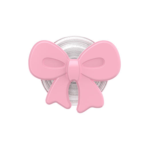 【芭蕾舞房】精巧蝴蝶结 · 透粉 POPGRIP泡泡骚手机粘贴式气囊支架 Popout异形系列 粉色 商品图2