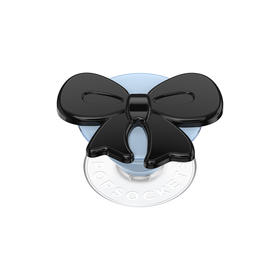 【芭蕾舞房】精巧蝴蝶结 · 蓝黑 POPGRIP泡泡骚手机粘贴式气囊支架 Popout异形系列