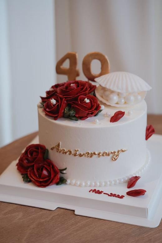 结婚纪念日·奶油蛋糕（周年备注） 商品图0