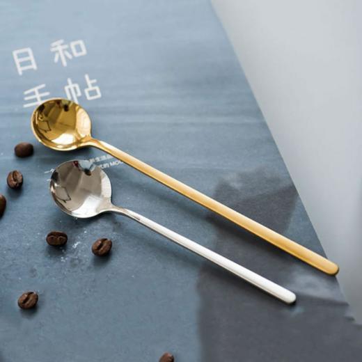 厨房餐具 高端品质 不锈钢 金色/银色餐勺 商品图2
