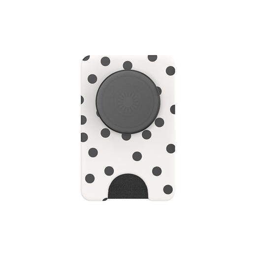 【芭蕾舞房】律动波点· MagSafe卡包 WALLET卡包 Wallet of Magsafe磁吸卡包系列 黑白 商品图1