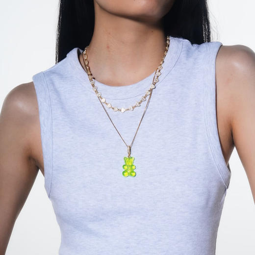 北京仓｜CRYSTAL HAZE-Habibti-金色 锆石 爱心 项链［挪威设计师］ 商品图4