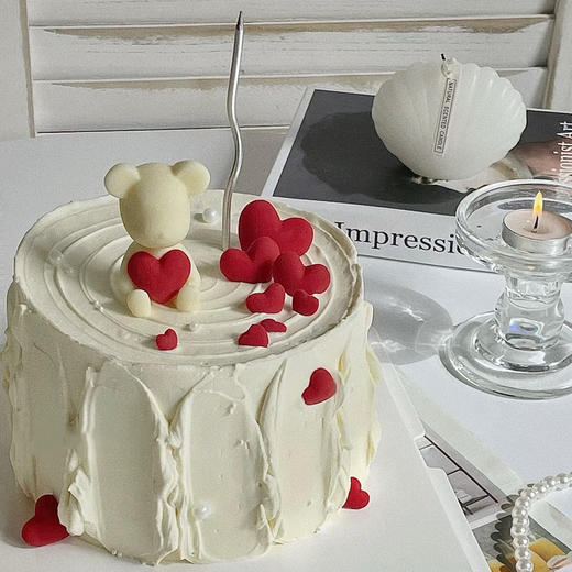 情人节—爱心小熊蛋糕 商品图0