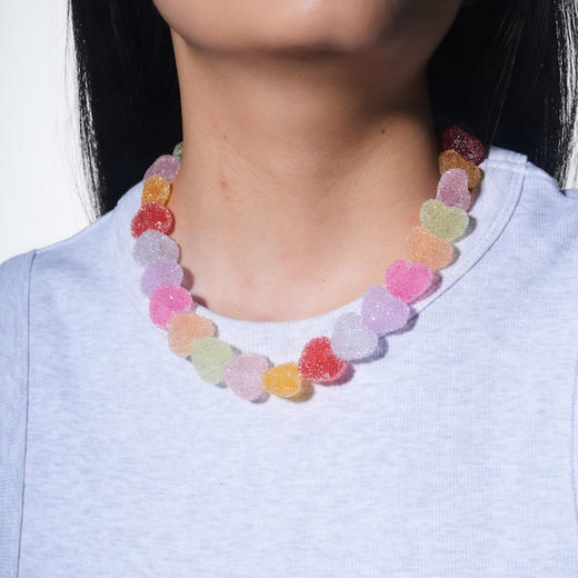 北京仓｜CRYSTAL HAZE-Jelly Heart-多彩 爱心 砂糖 项链［挪威设计师］ 商品图5