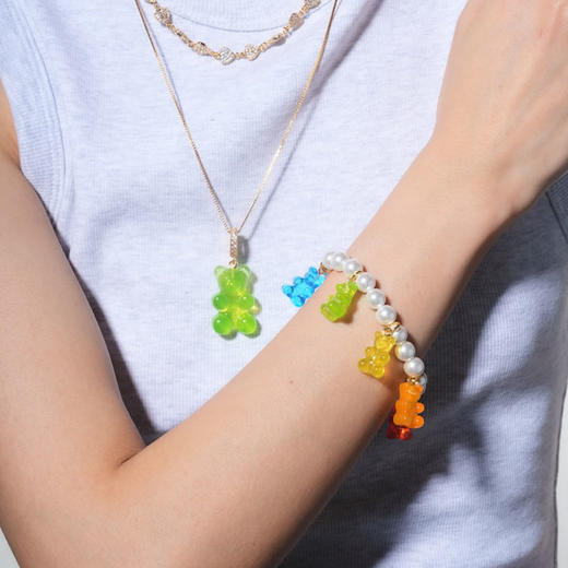 北京仓｜CRYSTAL HAZE-Juanita-多色小熊 手链［挪威设计师］ 商品图5