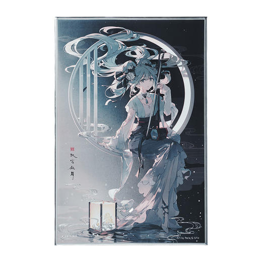 【GSC全款预售】初音未来 汉宫秋月系列 58mm徽章/立牌/流沙装饰画/纪念票/色纸/亚克力挂件 GSM 商品图8