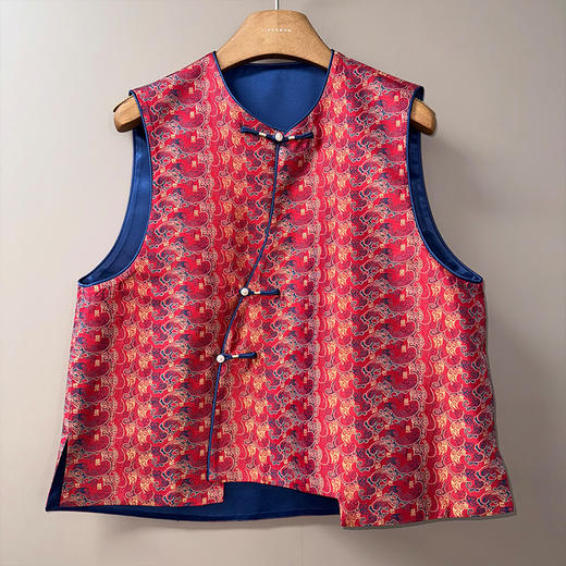 【特价不退换】良木礼蜀锦马甲（2765） 商品图0