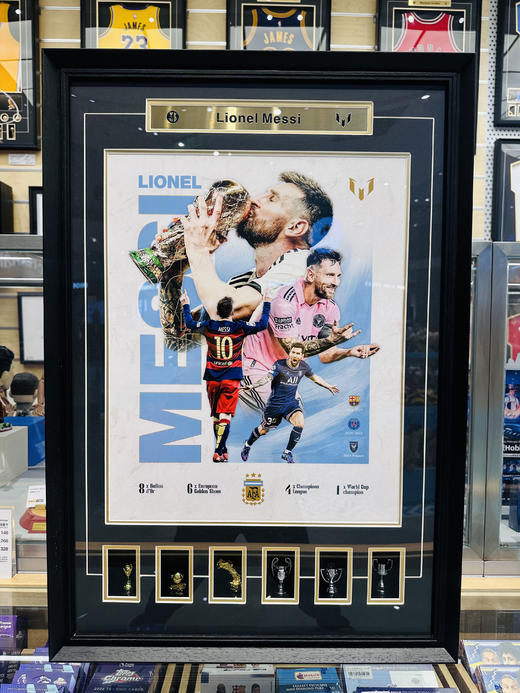 收藏系列 梅西 纪念装饰画（非亲签） 商品图3