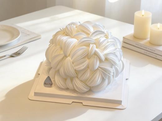 纯白高级感女神蛋糕 商品图0