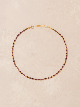 北京仓｜Tityaravy-TARA-石榴石 串珠 项链［法国设计师］