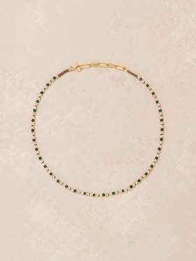 北京仓｜Tityaravy-KRAVAT-硼铝石 天然锆石 串珠 项链［法国设计师］