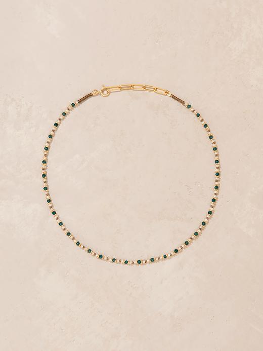 北京仓｜Tityaravy-KRAVAT-硼铝石 天然锆石 串珠 项链［法国设计师］ 商品图0