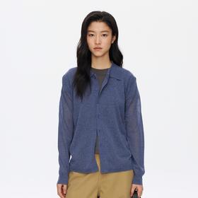 Oneup天丝亚麻宽松针织开衫