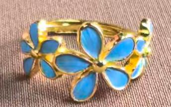 花丝镶嵌 （三小花戒指） 商品图0