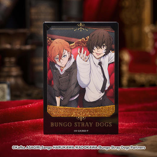 【GSC全款预售】动画《文豪野犬》系列 亚克力色纸/流沙摆件/镭射票套组/仿胶片卡套组 太宰治&中原中也款 GSM 商品图2