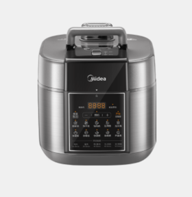 美的（510737）电压力锅 MY-C5530 YLC5530 1300W 单台 钛钢灰 GB GB