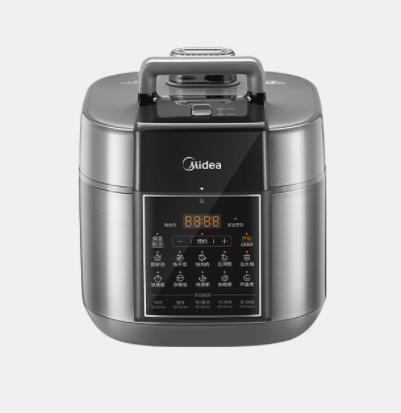 美的（510737）电压力锅 MY-C5530 YLC5530 1300W 单台 钛钢灰 GB GB 商品图0