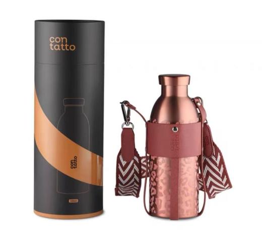 吉姆-Contatto-牛奶瓶紫褐色豹纹满印款bj 商品图0