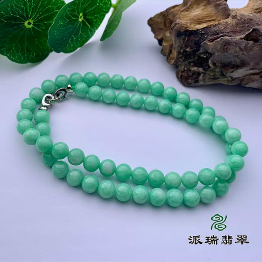 翡翠珠链 派瑞翡翠 绿色 商品图1