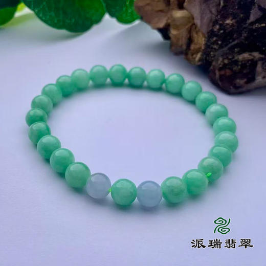 翡翠珠链 派瑞翡翠 绿色 紫色 商品图0